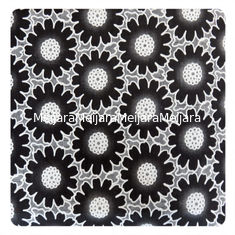 Chine Tissu floral de dentelle de polyester de coton de couleur différente de mode grand, tissu de dentelle de burn-out fournisseur