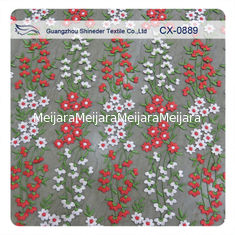 Chine Muti - tissu brodé floral de dentelle de couleur, textiles de mode de crochet fournisseur
