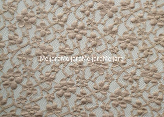 Chine Tissu en nylon sur toute la surface de dentelle de bout droit de rayonne/tissu floral élastique CY-LW0104 de dentelle fournisseur
