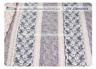 Chine Tissu en nylon de Spandex de dentelle étirable nouvelle de Tulle, largeur CY-LW0003 de 130cm fournisseur