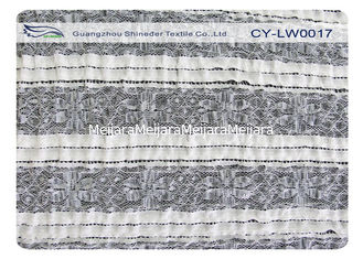 Chine Tissu avec du charme dramatique de dentelle de bout droit pour le sac de chemise, tissu CY-LW0017 de Spandex de polyester fournisseur