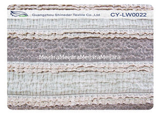 Chine Tissu soluble dans l'eau de dentelle de bout droit d'OEM/ODM, tissu en nylon CY-LW0022 de Spandex de coton fournisseur