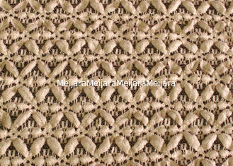 Chine Jaune antistatique de tissu de dentelle de bout droit de vêtement, tissu en nylon CY-LW0631 de Spandex de coton fournisseur