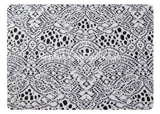 Chine Tissu 100% de dentelle de polyester pour la literie et le textile à la maison CY-CT9101 fournisseur