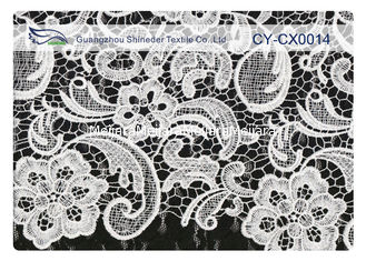 Chine Le nylon fait sur commande d'OEM/ODM a brodé le tissu de dentelle pour la robe CY-CX0014 fournisseur