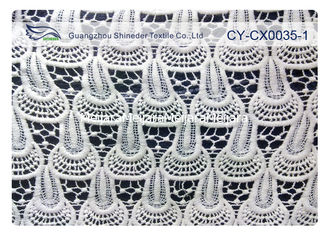 Chine L'OEM/ODM a brodé le tissu de dentelle pour la literie et le textile à la maison CY-CX0035-1 fournisseur