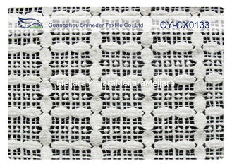 Chine tissu de dentelle brodé par largeur de 120cm, tissu de fantaisie CY-CX0133 de dentelle fournisseur