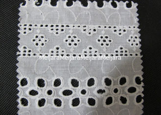 Chine Équilibre blanc soluble dans l'eau de dentelle de coton d'oeillet/règlages antiques CY-CX0182 dentelle de coton fournisseur