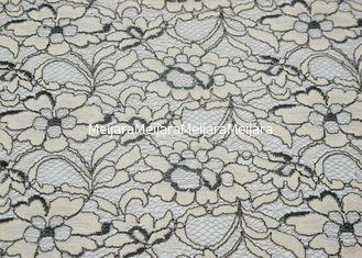 Chine Tissu en nylon de dentelle de corde de polyester de guipure antistatique, largeur CY-LW0633 de 150cm fournisseur