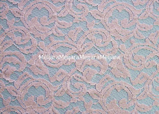 Chine Le coton en nylon ODM CY-LW0679 a attaché de dentelle de tissu de rouge/Brown OEM Rétrécissement-Résistant fournisseur
