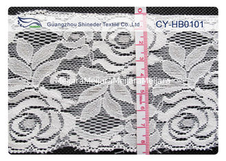 Chine Dentelle en nylon de nouveau coton de conception, nylon + largeur CY-HB0101 du coton 10cm fournisseur