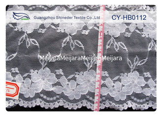 Chine Tissu de dentelle de nylon de 100%, ténacité élevée pour le vêtement, robe CY-HB0112 fournisseur