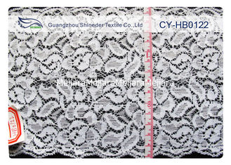 Chine Tissu en nylon de dentelle de coton de mode soluble dans l'eau, largeur CY-HB0122 de 15cm fournisseur