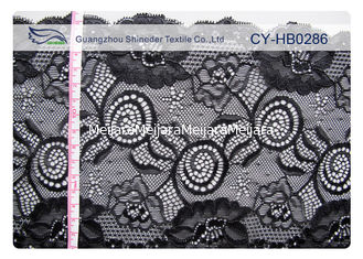 Chine Tissu élastique de dentelle de jacquard de conception de confort pour OEM CY-HB0286 de lingerie fournisseur