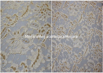 Chine Le tissu métallique extensible de dentelle de sous-vêtements/a attaché le tissu de dentelle de jacquard fournisseur