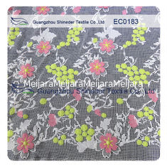Chine Dentelle brodée par tissu en nylon à haute densité de dentelle de coton pour Madame Garments fournisseur