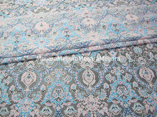 Chine Dentelle sur toute la surface colorée de polyester de coton de dentelle de burn-out floral de tissu pour Madame Garment (CY-DK0040) fournisseur