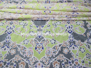 Chine Coton floral unique de tissu de rideau en dentelle de polyester avec la teinture qui respecte l'environnement fournisseur