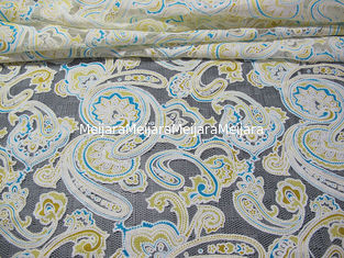 Chine Dentelle imprimée colorée de burn-out de maille de coton de tissu de dentelle de polyester des techniques de Eco-teinture (CY-DK0042) fournisseur