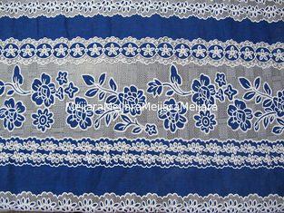 Chine Orange élégante de dentelle de burn-out de tissu de dentelle de polyester de coton pour Madame Dress/robe de mariage (CY-DK0031) fournisseur