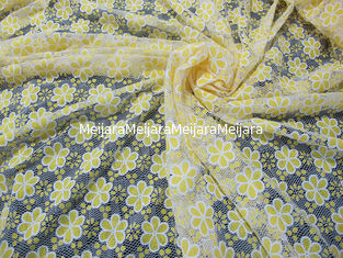 Chine Tissu avec du charme imprimé de dentelle de polyester de coton avec la dentelle sur toute la surface pour Madame Garment (CY-DK0021) fournisseur