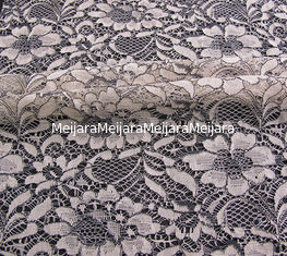 Chine Tissu de dentelle attaché par guipure, tissu en nylon CY-LW0633 de polyester Rétrécissement-Résistant fournisseur