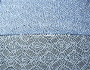 Chine Maille en nylon de tissu de dentelle de coton géométrique de bleu royal pour les chemises de nuit SYD-0004 fournisseur