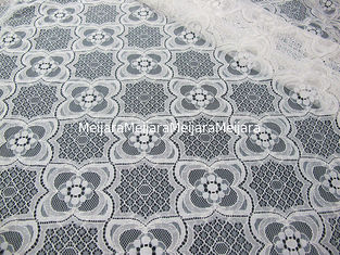 Chine Ivoire en nylon tricoté de tissu de dentelle de coton de Tulle pour le pyjama SYD-0007 qui respecte l'environnement fournisseur