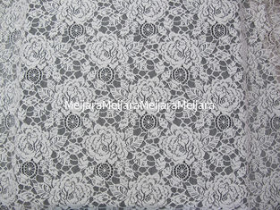 Chine Blanc en nylon de tissu de dentelle de fleur de coton écologique pour l'ODM d'OEM de chemisier fournisseur