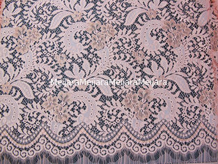Chine Tissu en nylon de dentelle de robes de mariage de rayonne de coton orange élégant NO--Élastique fournisseur