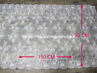 Chine Dentelle sur toute la surface nuptiale blanche de ténacité élevée pour la robe de mariage CY-HB0457 fournisseur