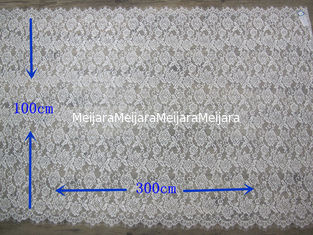 Chine Équilibre de tissu de dentelle de cil de W 100 cm avec perlé fait sur commande matériel en nylon fournisseur