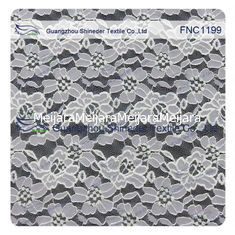 Chine Tissu en nylon de dentelle de coton de modèle floral pour des vêtements de mode, robe de mariage fournisseur