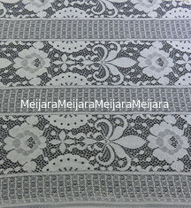 Chine Tissu en nylon de dentelle de Trident de polka de coton floral de points pour habiller la largeur de 152CM fournisseur