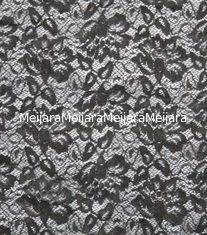 Chine Tissu élastique noir respirable de dentelle, tissu de dentelle de robes de mariage fournisseur