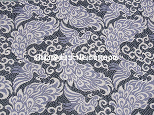 Chine Noble pourpre/en ivoire de tissu en nylon de dentelle de Phoenix de modèle de coton unique de Deisgn pour l'habillement SYD-0187 fournisseur