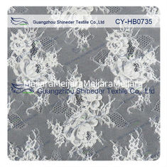 Chine Tissu de couture d'équilibre de dentelle de cil de jacquard par la cour, coutume imprimée fournisseur