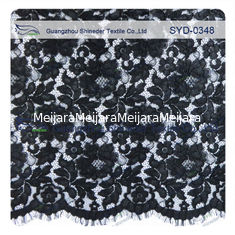 Chine Règlage fait sur commande de tissu de dentelle de corde de robe de mariage de Thic de nylon et de coton fournisseur