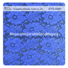Chine Dentelle de corde de bleu d'indigo de lancement de 2016 étés, tissu floral de dentelle, couleur bleu-foncé disponible fournisseur