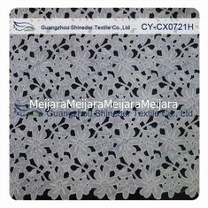Chine Dentelle chimique de tissu sur toute la surface avec du charme épais de polyester pour Madame Garment fournisseur