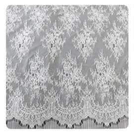 tissu floral de dentelle de robe de mariage de 150CM de tissu de Chantilly de textile floral d'OEM fournisseur
