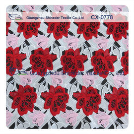 Muti - tissu de couture de dentelle de crochet brodé par couleur pour Madame fournisseur