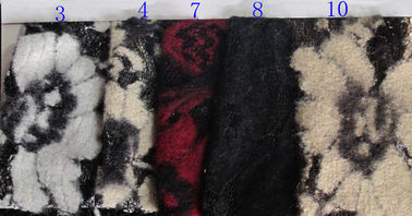 Le rouge a balayé OEM écologique de largeur du tissu élastique 135cm de dentelle/OMD CY-LQ0001 fournisseur