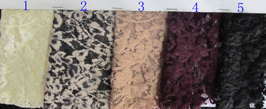Tissu en nylon balayé soluble dans l'eau de Spandex de rayonne de dentelle pour la tapisserie d'ameublement CY-LQ0028 fournisseur