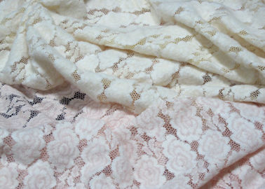 Tissu antistatique de dentelle balayé par jacquard avec GV CY-LQ0041 de largeur de 140cm fournisseur