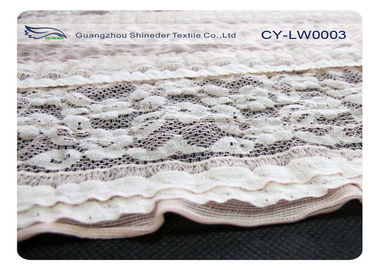Tissu en nylon antistatique de dentelle de bout droit de Spandex pour la robe de mariage CY-LW0003 fournisseur