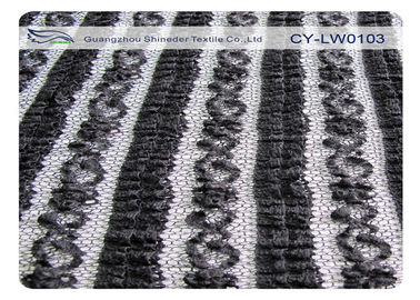 Tissu respirable adapté aux besoins du client de dentelle de bout droit de couleur avec GV CY-LW0103 de largeur de 130cm fournisseur