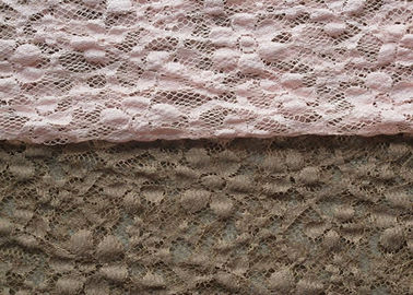 Tissu en nylon sur toute la surface de dentelle de bout droit de rayonne/tissu floral élastique CY-LW0104 de dentelle fournisseur