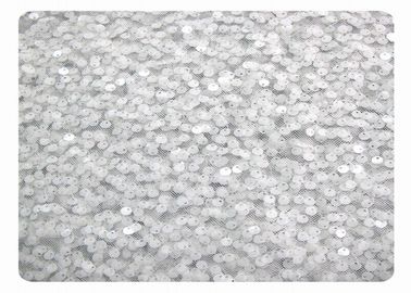 Tissu perlé de dentelle de nylon et de polyester pour la robe de mariage CY-XP0003 fournisseur