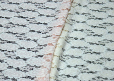 Tissu balayé respirable coloré élégant de dentelle de jacquard pour des femmes fournisseur